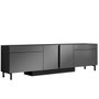 Hanah Home Paris Soporte para TV Antracita con Iluminación LED